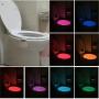 Toilet Night Light 2Pack by Ailun Motion Activated LED Light 8 Colors Changing Toilet Bowl Nightlight for Bathroom Battery Not Included Perfect Decorating Combination Along with Water Faucet Light