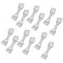 EricX Light Metal Candle Wick Centering Device 12 Pieces for Candle Making