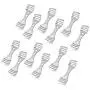 EricX Light Metal Candle Wick Centering Device 12 Pieces for Candle Making