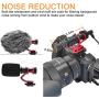Comica CVM-VM10II Full Metal Compact On Camera Cardioid Directional Mini Shotgun Video Microphone for Smartphone iPhone,Huawei,DJI Osmo,for SonyA9/A7RII/A7RSII,GH4/ GH5, and DSLR Camera(Red)
