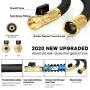 Garden Hose Expandable 100FT, Flexible Water Hose with Powerful Nozzle Spray, Car Wash Hose with Good Pressure, Expanding hose with 3/4“ Brass Connector, Hose with Metal 9 Function Spray NozzleStorage Garden Hose Expandable 100FT, Flexible Water Hose with Powerful Nozzle Spray, Car Wash Hose with Good Pressure, Expanding hose with 3/4“ Brass Connector, Hose with Metal 9 Function Spray NozzleStorage