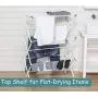 STORAGE MANIAC XL Foldable Clothes Drying Rack, 3-Tier 41 Inch Height, Laundry Rack with Rustproof Coating, White STORAGE MANIAC XL Foldable Clothes Drying Rack, 3-Tier 41 Inch Height, Laundry Rack with Rustproof Coating, White