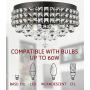 Kira Home Gemma 15'' Modern Chic 4-Light Flush Mount Crystal Chandelier + Round Metal Shade, Dimmable, Brushed Black Finish Kira Home Gemma 15'' Modern Chic 4-Light Flush Mount Crystal Chandelier + Round Metal Shade, Dimmable, Brushed Black Finish