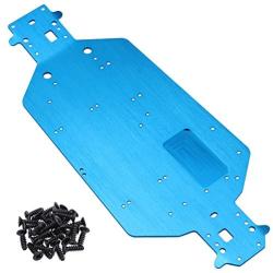 Hobbypark Metal Aluminum Chassis Plate 04001 for Redcat Volcano EPX Exceed Infinitive Sun Fire Upgrade Parts RC Electric 1/10 Monster Truck Buggy HSP Brontosaurus XSTR