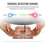 Cooler Master MasterAir MA410M Addressable RGB CPU Air Cooler w/ Independently LEDs, 4 Continuous Direct Contact 2.0 Heatpipes, Aluminum Fins, Push-Pull, Dual MF120R 120mm Fans, AMD Ryzen/Intel1151 Cooler Master MasterAir MA410M Addressable RGB CPU Air Cooler w/ Independently LEDs, 4 Continuous Direct Contact 2.0 Heatpipes, Aluminum Fins, Push-Pull, Dual MF120R 120mm Fans, AMD Ryzen/Intel1151