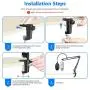 Neewer Heavy-duty Metal Table Mounting Clamp for Microphone Suspension Boom Scissor Arm Stand Holder with an Adjustable Positioning Screw, Fits up to 1.77Inches/ 4.5Centimeter Desktop Thickness-Black Neewer Heavy-duty Metal Table Mounting Clamp for Microphone Suspension Boom Scissor Arm Stand Holder with an Adjustable Positioning Screw, Fits up to 1.77Inches/ 4.5Centimeter Desktop Thickness-Black