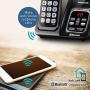 Panasonic Rugged Link2Cell Bluetooth Cordless Phone with Voice Assist, One-Touch Call Block and Answering Machine - 3 Standard Handsets + 1 Rugged Handset - KX-TGD584M2 (Black) Panasonic Rugged Link2Cell Bluetooth Cordless Phone with Voice Assist, One-Touch Call Block and Answering Machine - 3 Standard Handsets + 1 Rugged Handset - KX-TGD584M2 (Black)