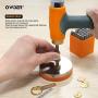 OWDEN Jewelry Metal Stamps Hammer,Steel Hammer,Brass Hammer,Nylon Hammer for Family Craft Working Jewelry Stamping Hammer Leather Tool