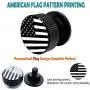 Welding Hood Pipeliner Helmet Fasteners-1Pair Black American Flag Pattern Aluminum Helmet Pipeliner Headgear Replacement Parts Accessories Screws Flip Hood, Anti-rust and durable (black-zw)