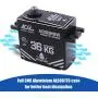 AGFrc 36KG IP67 Waterproof Steering Servo High Torque Programmable Full Metal Gear Digital Brushless Servo for 1/10 RC Models, Control Angle 180° (A80BHSW&AGF-SPV2) AGFrc 36KG IP67 Waterproof Steering Servo High Torque Programmable Full Metal Gear Digital Brushless Servo for 1/10 RC Models, Control Angle 180° (A80BHSW&AGF-SPV2)