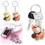 GBSTORE 50 Pcs Metal Split Key Ring with Chain Silver Color Key Ring Keychain Ring Parts Open Jump Ring and Connector for DIY