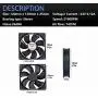 Wathai 120x120x25mm 120mm 24v DC Brushless Cooling Case Fan Wathai 120x120x25mm 120mm 24v DC Brushless Cooling Case Fan