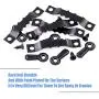 160Pcs Picture Hangers Kit, Including 80Pcs Black Sawtooth Picture Frame Hanging Hangers Double Hole and 80Pcs Photo Frame Turn Button with Screws Perfect for Home Decoration - Black 160Pcs Picture Hangers Kit, Including 80Pcs Black Sawtooth Picture Frame Hanging Hangers Double Hole and 80Pcs Photo Frame Turn Button with Screws Perfect for Home Decoration - Black