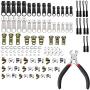 Everything You Need in One Pack Zipper Repair Kit Zipper Replacement Pack Zipper Fix Instant with Zipper Install Pliers Tool by Mocossmy