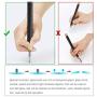 Glass Cutter Tool Set 2mm-20mm Pencil Style Oil Feed Carbide Tip with 2 Bonus Blades and Screwdriver