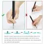 Glass Cutter Tool Set 2mm-20mm Pencil Style Oil Feed Carbide Tip with 2 Bonus Blades and Screwdriver