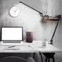 Amzrozky Drafting Table Lamp,Metal Architect LED Desk Lamp, Swing Arm Task Lamp with Clamp,Eye-Care Dimmable Office Light with 5 Color 5 Brightness,Touch Control,Memory Function,Black Amzrozky Drafting Table Lamp,Metal Architect LED Desk Lamp, Swing Arm Task Lamp with Clamp,Eye-Care Dimmable Office Light with 5 Color 5 Brightness,Touch Control,Memory Function,Black