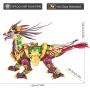 Piececool 3D Metal Model Kits, DIY Figure Model Kit-Auspicious Kirin, 3D Metal Puzzle for Adults, Great Birthday Gifts