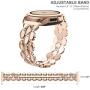 TOTOUTHS Compatible with Samsung Galaxy 42mm/Galaxy Watch 3 41mm Bands Women Bracelet Replacement for Galaxy Active 2 40mm 44mm/Gear S2 Classic/Gear Sport Metal Strap Wristband 20mm Pins (Rose Gold)