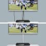 D-Line TV Cable Raceway On-Wall Cord Cover Grey, 39 Inch Large Channel to Hide and Conceal Cords, Cables, or Wires - Cable Management - 2 inch (W) x 1 inch (H)