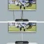 D-Line TV Cable Raceway On-Wall Cord Cover Grey, 39 Inch Large Channel to Hide and Conceal Cords, Cables, or Wires - Cable Management - 2 inch (W) x 1 inch (H)