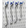 Wall Control KT-200-DLX BU Slotted Storage Panel Deluxe Hook Assortment for Wall Control Pegboard and Slotted Tool Board – Blue