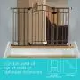 Summer Multi-Use Decorative Extra Tall Walk-Thru Baby Gate, Metal, Bronze Finish – 36” Tall, Fits Openings up to 28.5” to 48” Wide, Baby and Pet Gate for Doorways and Stairways Summer Multi-Use Decorative Extra Tall Walk-Thru Baby Gate, Metal, Bronze Finish – 36” Tall, Fits Openings up to 28.5” to 48” Wide, Baby and Pet Gate for Doorways and Stairways