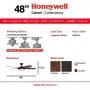 Honeywell Carmel 48-Inch Ceiling Fan with Integrated Light Kit and Remote Control, Five Reversible Cimarron/Ironwood Blades, Oil-Rubbed Bronze