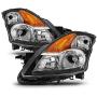 For 07-09 Nissan Altima 4DOOR 4Dr Sedan Factory Style Headlight Lamps Assembly Driver and Passenger Side