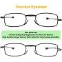 Reading Glasses 2 Pair Black and Gunmetal Readers Compact Folding Unisex Glasses for Reading Case Included Reading Glasses 2 Pair Black and Gunmetal Readers Compact Folding Unisex Glasses for Reading Case Included