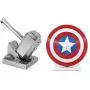 Fascinations Metal Earth 3D Model Kits Marvel Avengers Set of 2 Captain Americas Shield & Thors Hammer (Mjolnir) Fascinations Metal Earth 3D Model Kits Marvel Avengers Set of 2 Captain Americas Shield & Thors Hammer (Mjolnir)