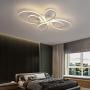 FeiMiao Close to Ceiling Light Fixtures LED Ceiling Light Natural Light White Modern Chandelier Flush Mount Ceiling Light 62W Metal Ceiling Light for Bedroom Aluminum Ceiling lamp 31.5INCH/4000K