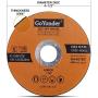 GoYonder 10 Pack 4.5'' Cutting Wheel for Metal, Stainless, Steel 4-1/2'' x 0.045 x 7/8-Inch Ultra Thin Cut-Off Wheel for Angle Grinders
