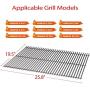SHINESTAR 7528 19.5'' Grill Grates Replacement Parts for Weber Genesis 300 Series, Genesis E310, E330, Heavy Duty Stainless Steel Cooking Grates