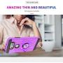 LG V35 Case,LG V35 ThinQ / V30 / LG V30S / LG V30 Plus Case with HD Phone Screen Protector,Ymhxcy 360 Degree Rotating Ring & Bracket Dual Layer Resistant Back Cover for LG V30 +ZH Purple