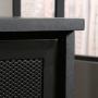 Sauder Boulevard Café Credenza, For TVs up to 60'', Black finish