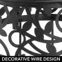 mDesign Metal Freestanding Toilet Paper Roll Holder Stand and Dispenser with Storage for 3 Rolls of Reserve Toilet Tissue - for Bathroom Storage Organizing - Holds Mega Rolls, Floral Pattern - Black mDesign Metal Freestanding Toilet Paper Roll Holder Stand and Dispenser with Storage for 3 Rolls of Reserve Toilet Tissue - for Bathroom Storage Organizing - Holds Mega Rolls, Floral Pattern - Black