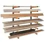 KASTFORCE KF1006 Lumber Storage Rack 6-Level System 110 lbs (50kg) per Level with Durable Sheet Metal Screws, Wood Rack, Workshop Rack