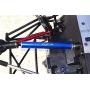GPM Losi 1:10 Baja Rey / Rock Rey Upgrade Parts Aluminum & Steel Rear CVD Drive Shaft - 1Pc Set Silver