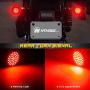 NTHREEAUTO 2 Inch LED Turn Signal Light, Rear 1157 Bullet Bulbs with Smoked Lens Cover Compatible with Harley Road King Heritage Softail Fat Boy Electra Glide