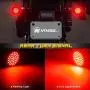 NTHREEAUTO 2 Inch LED Turn Signal Light, Rear 1157 Bullet Bulbs with Smoked Lens Cover Compatible with Harley Road King Heritage Softail Fat Boy Electra Glide NTHREEAUTO 2 Inch LED Turn Signal Light, Rear 1157 Bullet Bulbs with Smoked Lens Cover Compatible with Harley Road King Heritage Softail Fat Boy Electra Glide