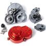 RC Metal Reverse Transmission Gearbox for 1/10 RC Crawler Car Axial SCX10 90027 SCX10 II 90046 Wraith Upgrade Parts