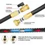 Garden Hose Expandable 100FT, Flexible Water Hose with Powerful Nozzle Spray, Car Wash Hose with Good Pressure, Expanding hose with 3/4“ Brass Connector, Hose with Metal 9 Function Spray NozzleStorage Garden Hose Expandable 100FT, Flexible Water Hose with Powerful Nozzle Spray, Car Wash Hose with Good Pressure, Expanding hose with 3/4“ Brass Connector, Hose with Metal 9 Function Spray NozzleStorage