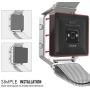MoKo Frame Compatible with Fitbit Blaze, Stainless Steel Replacement Metal Frame Housing for Fitbit Blaze Smart Watch - Silver