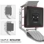 MoKo Frame Compatible with Fitbit Blaze, Stainless Steel Replacement Metal Frame Housing for Fitbit Blaze Smart Watch - Silver MoKo Frame Compatible with Fitbit Blaze, Stainless Steel Replacement Metal Frame Housing for Fitbit Blaze Smart Watch - Silver