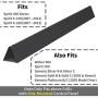 X Home 7536 22.5 inch Flavorizer Bars for Weber Spirit 300 Series, Spirit E310, E320, Genesis Silver & Gold B C, Sturdy Porcelain Steel Replacement Grill Parts