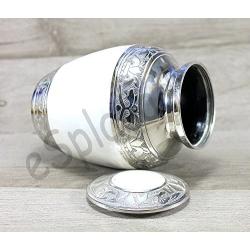 eSplanade Brass Cremation urn Memorial Container Jar Pot | Metal Urns | Burial Urns | Brass Urns.