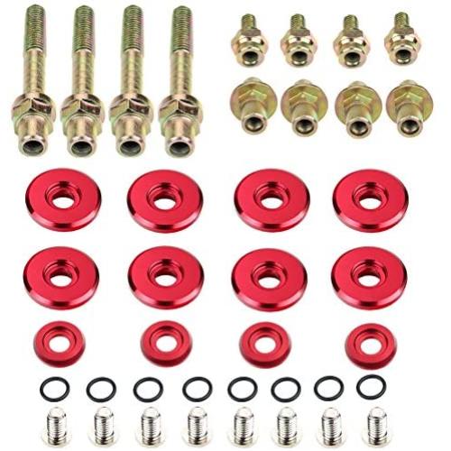 Dewhel B-SERIES B16 B17 B18 VTEC LOW-PROFILE SLIM VALVE COVER HARDWARE WASHER BOLT Color Red Dewhel B-SERIES B16 B17 B18 VTEC LOW-PROFILE SLIM VALVE COVER HARDWARE WASHER BOLT Color Red