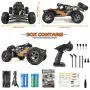 Remote Control Car,1:12 Scale 4x4 RC Cars Protector 38+ kmh High Speed, 2.4 GHz All Terrain Off-Road RC Truck Included 2 Rechargeable Batteries, Ideal Xmas Gifts Remote Control Toy for Boys and Adults