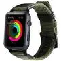 Maxjoy Compatible with Apple Watch Band, 38mm 40mm Nylon Strap Replacement Bands with Metal Clasp Compatible with Apple iWatch SE Series 6 5 4 3 2 1 Sport & Edition, Army Green